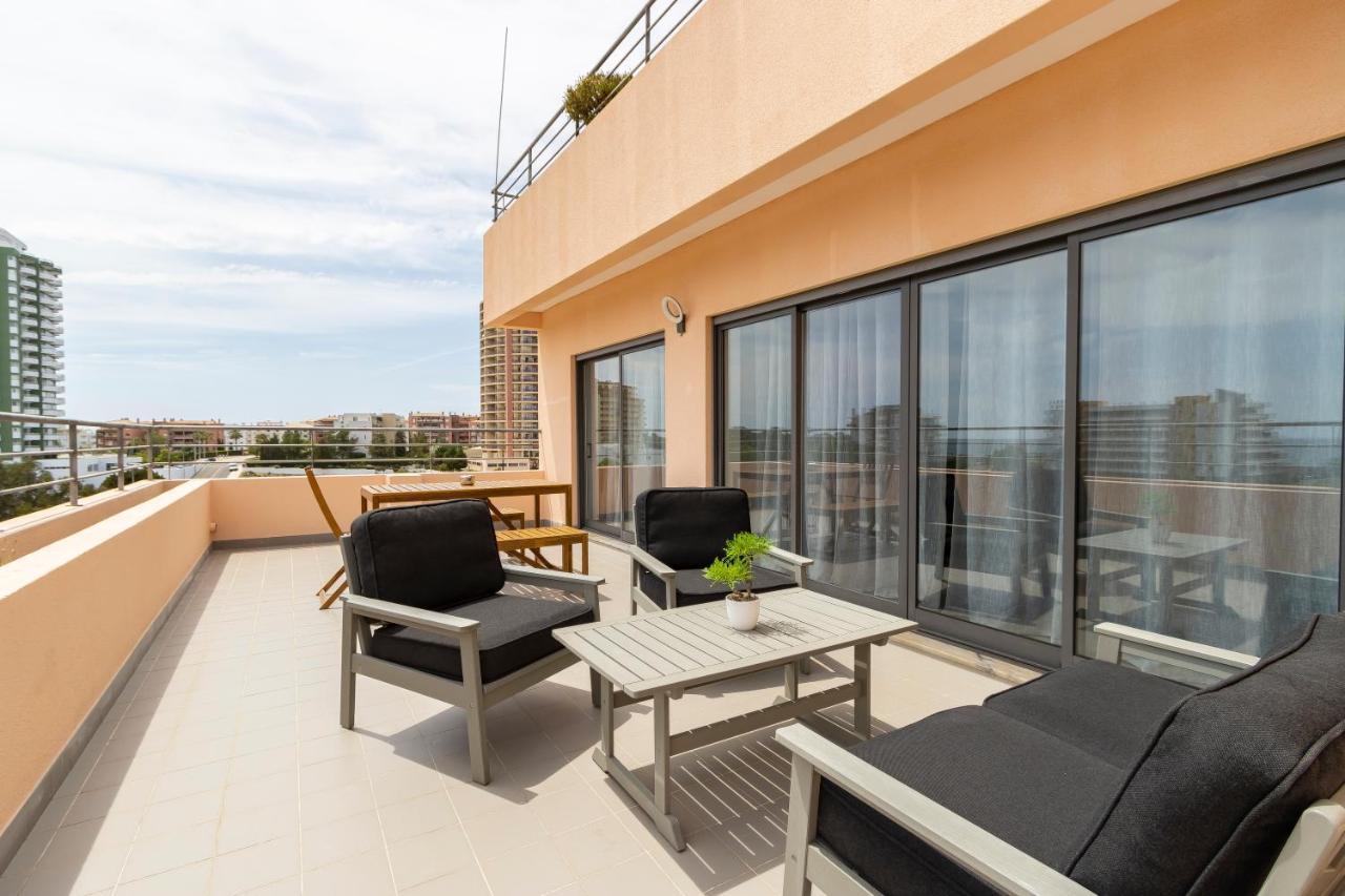Amazing Sea View Apartment Praia Da Rocha Portimão Exteriör bild